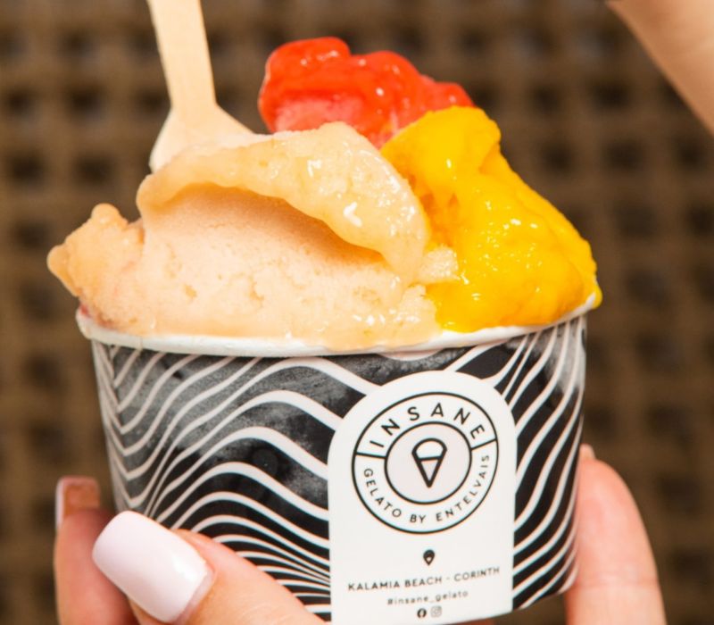 Insane Gelato Beach Bar Παραλία Καλάμια Κορίνθου