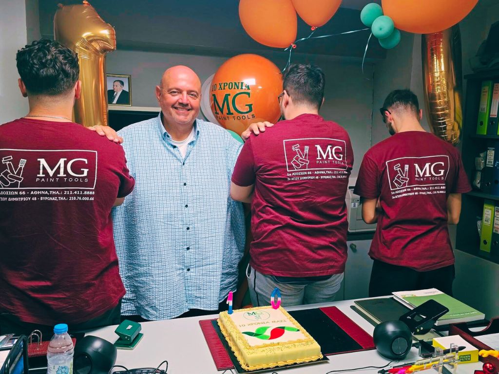 Χρωματοπωλείο MG Paint Tools Αθήνα Βύρωνας epagelmaties.com.gr