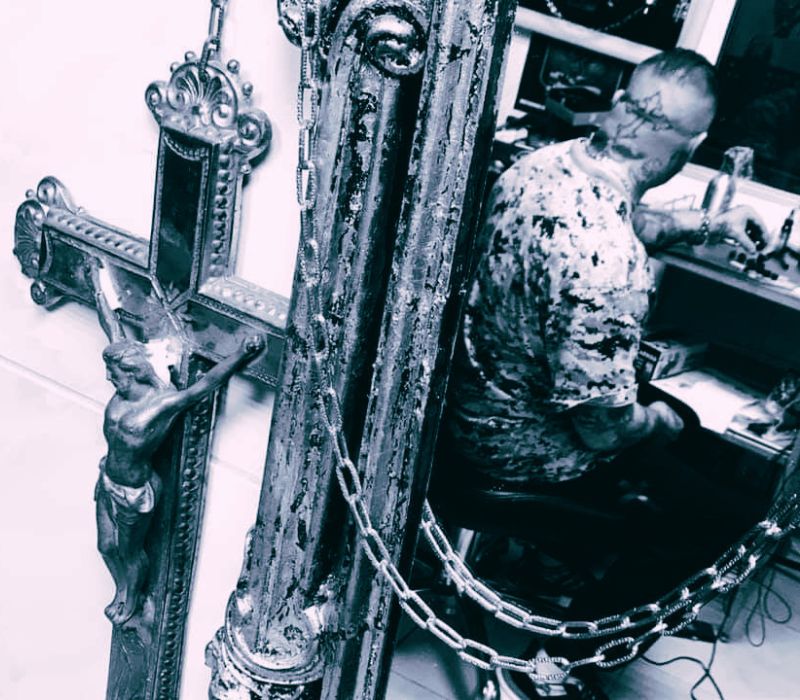 Tattoo sleeve έργο με δυναμική σύνθεση και απόλυτη αρμονία στοιχείων ameafriendly.gr