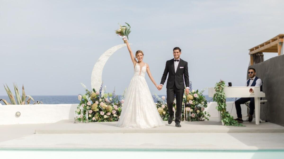 Santorini AmeA Friendly - Epagelmaties - Boutique Wedding Florist